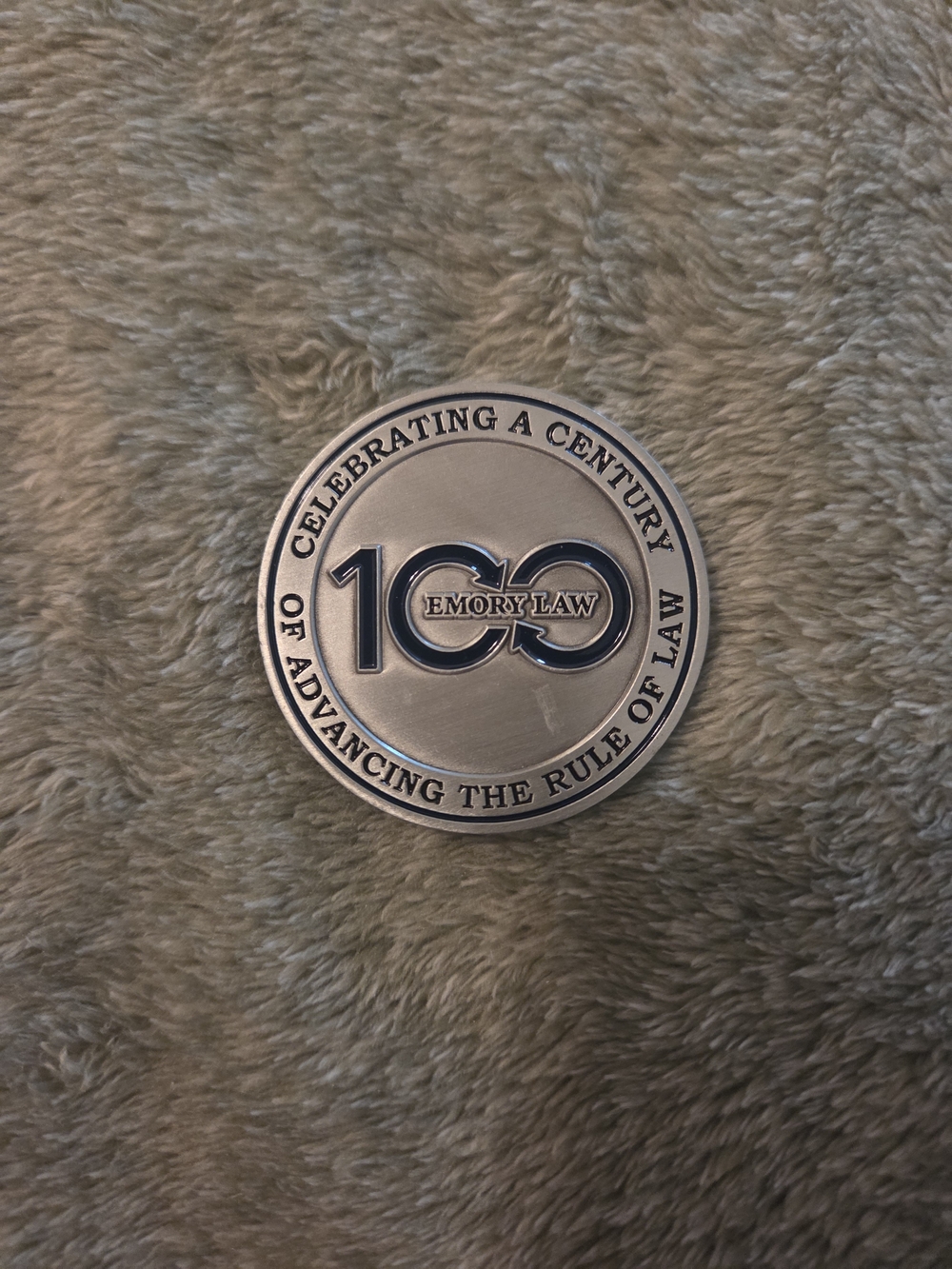 Commemorative coin for the Emory University School of Law centennial